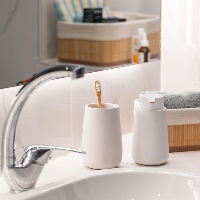 Estia fjord ceramic tumbler - white, , medium image number null