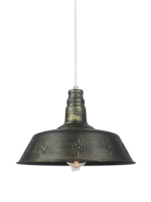 Sunlight 1xe27 (max. 40w) pendant light metal golden black ø360xh1260mm, , medium