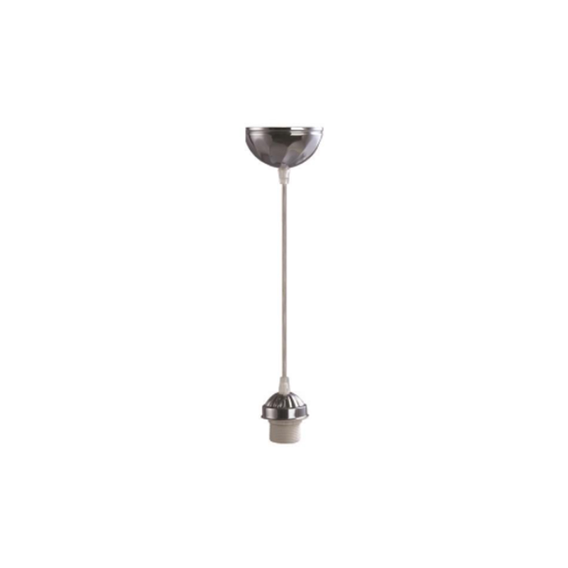Lampholder hanging for lightings e27 nickel-null