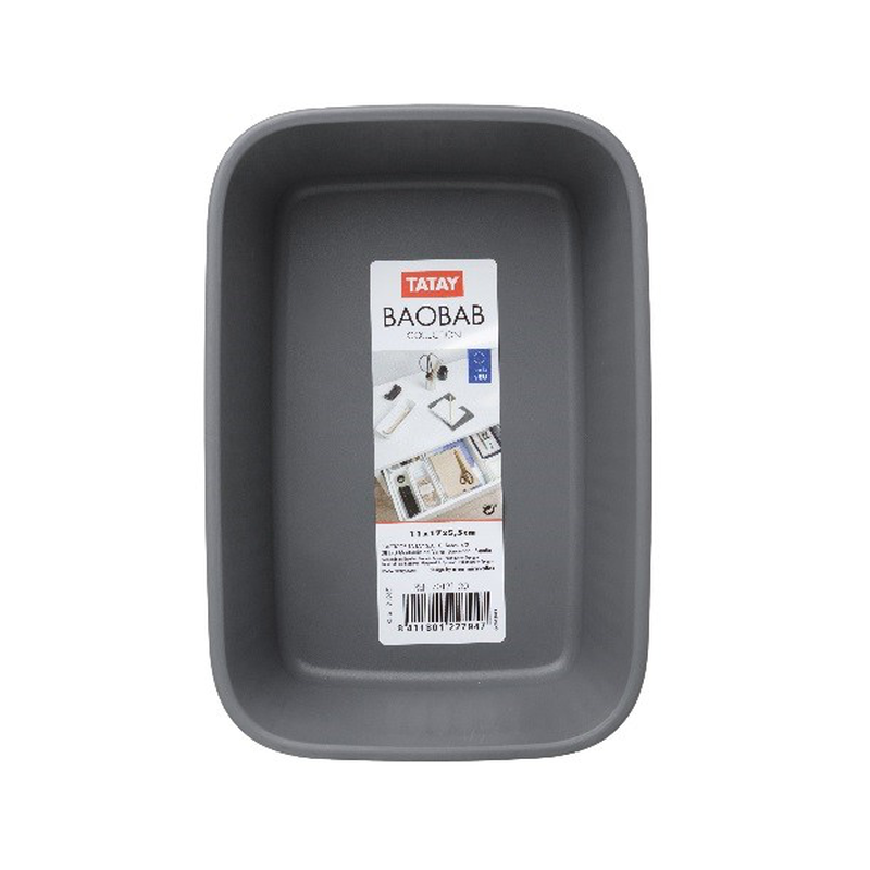 Tatay organizer a6 17x11.3x5.6cm grey, , medium-null