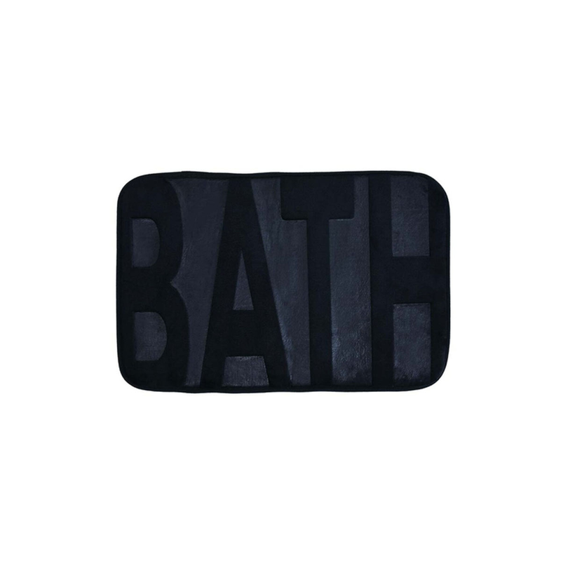 Bathroom mat ''bath''  60x40cm black image number null