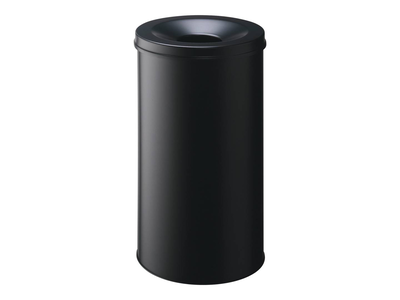 Durable / rubbish bin / round / 60 l / steel / black, , medium