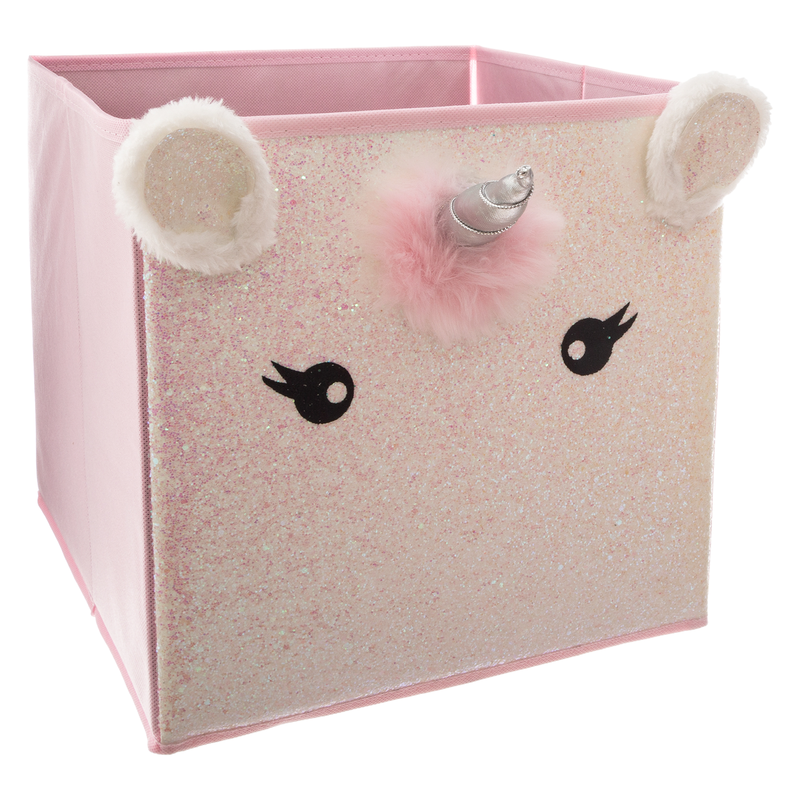 Unicorn head storage box 31x29x29cm, , medium-null