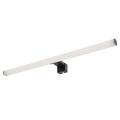 Oliro bathroom wall light led 9w 60cm, Black, medium