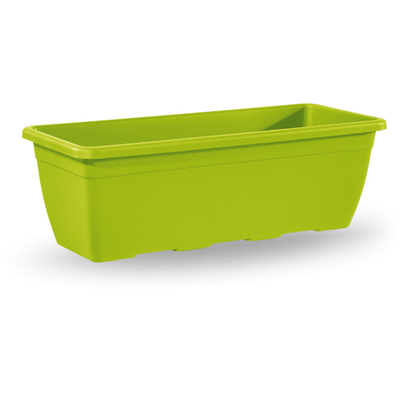 Veca plastic pot rectangular 30x14.6x12cm green