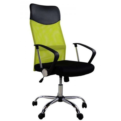 Office chair black with green back hm1000.03