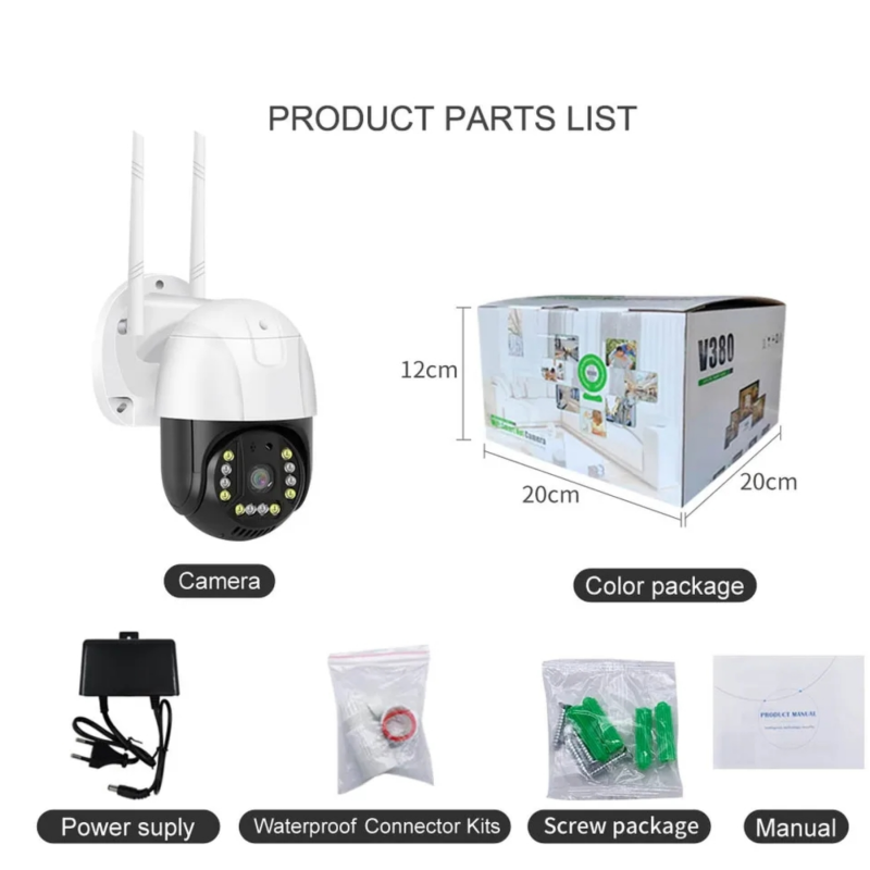 4G security camera v380 ptz κάμερα ασφαλείας 4g-sim, , medium image number null