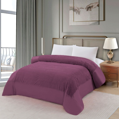 Blanket quilt 240x240cm #bq13, Mauve, medium