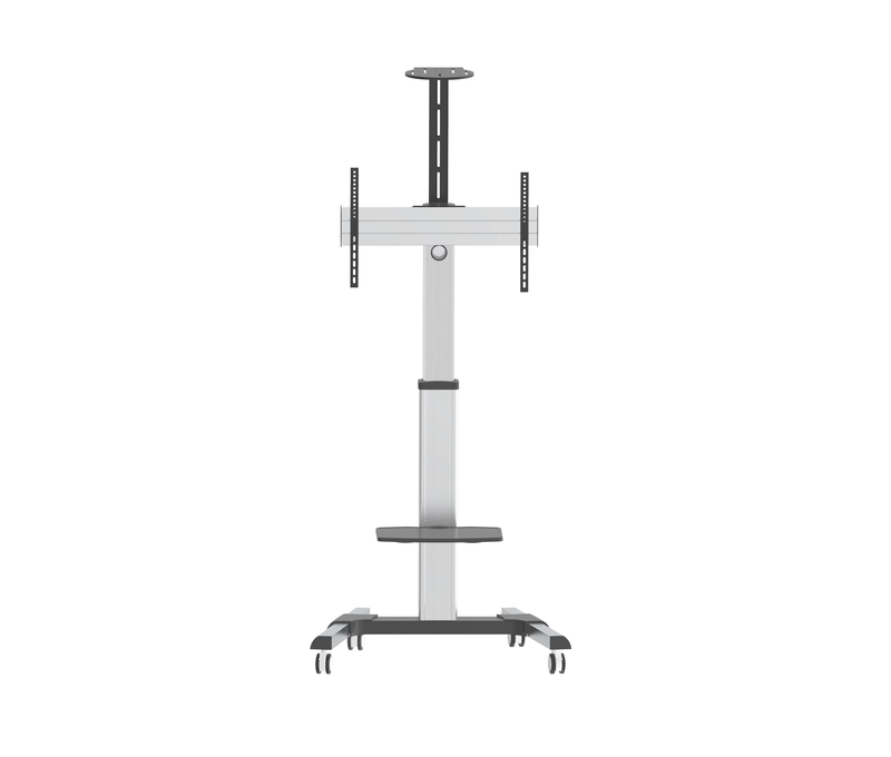 Beta aluminium TV stand with wheels, , medium image number null