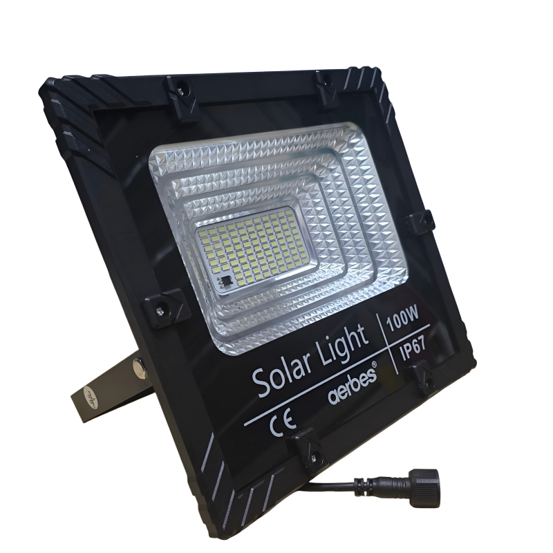 Aerbes® 100w / 6500k ηλιακός προβολέας 2500lm / αδιάβροχος ip67, , medium image number null