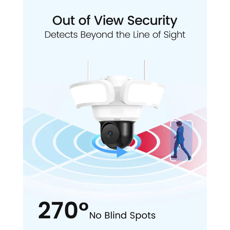 Aosu floodlight camera 3k 360°, , medium-null