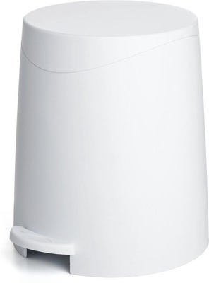 Tatay milan bathroom pedal bin 3l - white