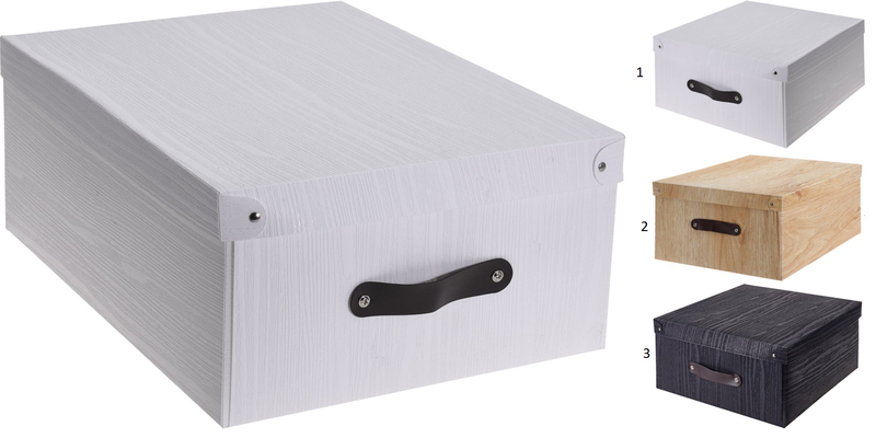 Cart box pp 35x26.5x15cm 3 assorted colors, , medium-null
