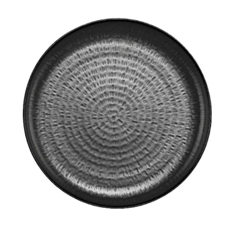Of capri-rice plate 27cm black (042638), , medium-null