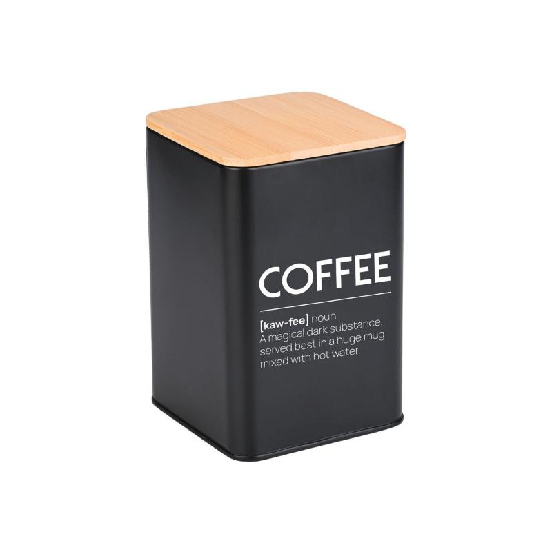 Product image: Estia bamboo essentials coffee container 10x13cm - black, , medium-null