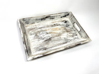 Serving tray white, , medium