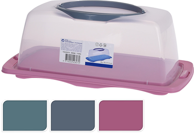 Cake dish rectangular - assorted colors, , medium
