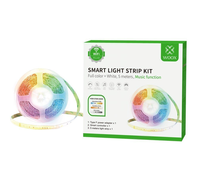 Woox r5149 smart led strip kit + music function, , medium