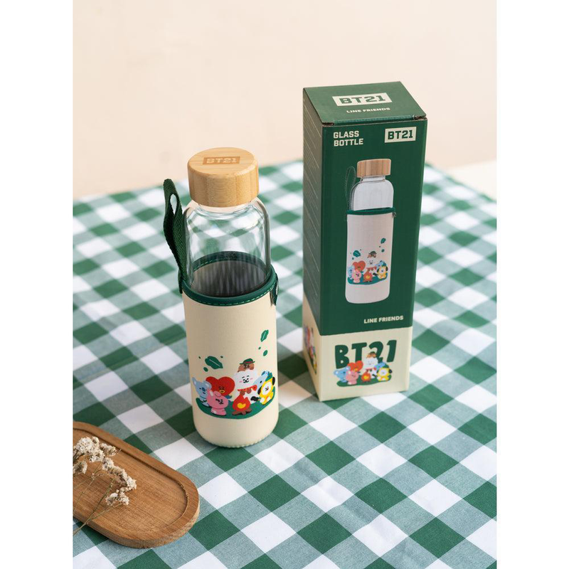 Product image: Bt21 glass bottle, , medium-null