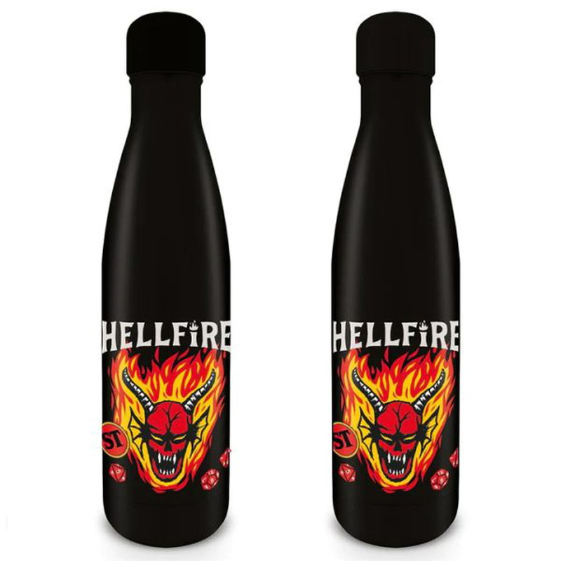 Stranger things season 4 hellfire club metal drink water, , medium-null