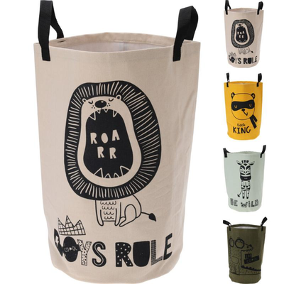 Storage solutions canvas laundry bag 30x48cm - assorted colors