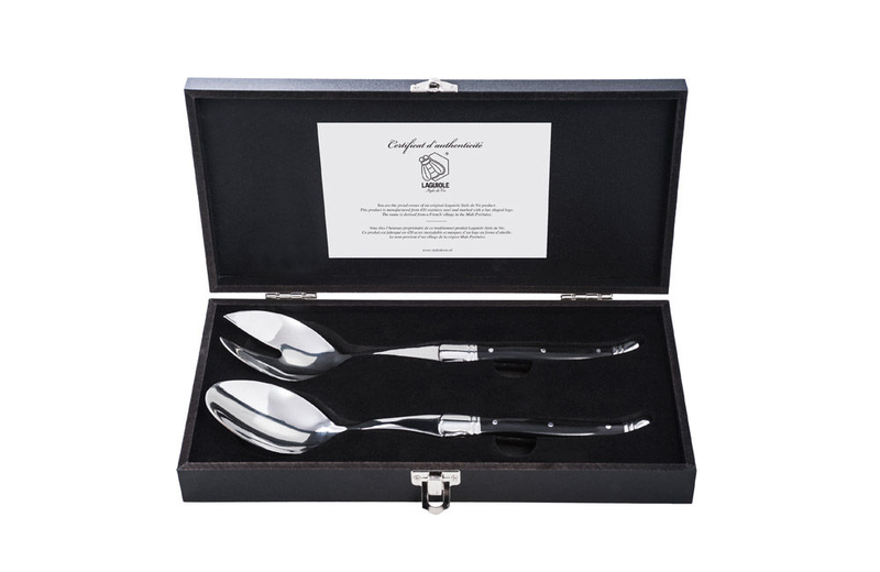 Laguiole luxury black salad set, , medium image number null