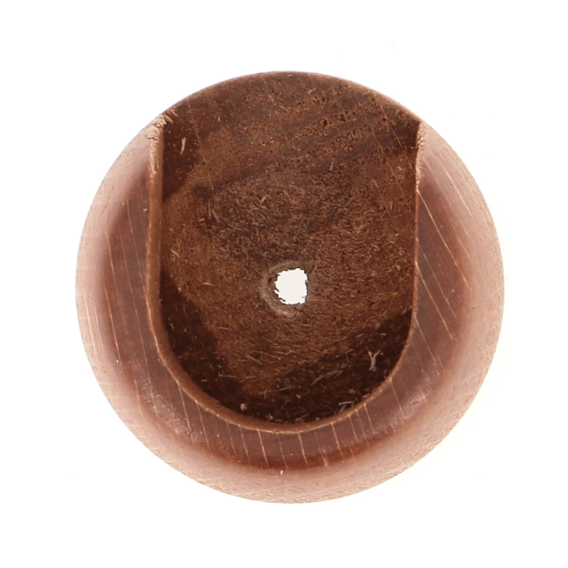 Mobois wooden base for curtain rod support d.28 2pcs cherry image number null