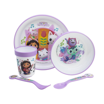 Stor gabby dollhouse non slip 5 pcs bicolor premium set, , medium