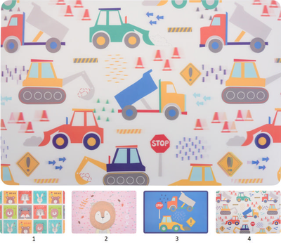 Placemat pp 435x285mm 4 assorted colors, , medium