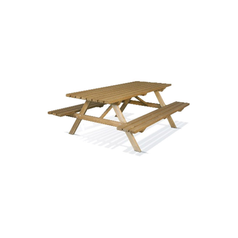 Picnic table 6 places 200x150x73cm pine, , medium image number null