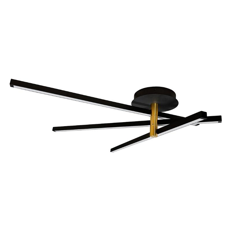 Sunlight led 41w φωτιστικο οροφης μεταλλικο μαυρο 1167lm 3cct 120° ip20 ø1000xh165mm, , medium-null