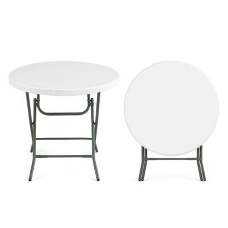 Product image: Plastic folding table pp round 80x73cm, , medium-null