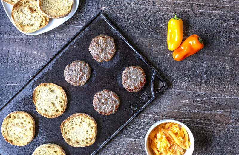 Lodge cast iron reversible griddle/grill (42,5x24,1cm), , medium image number null