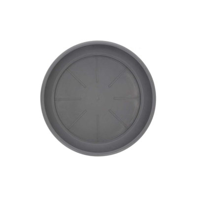 Pot dish siena &oslash;20cm plastic anthracite, Anthracite, medium