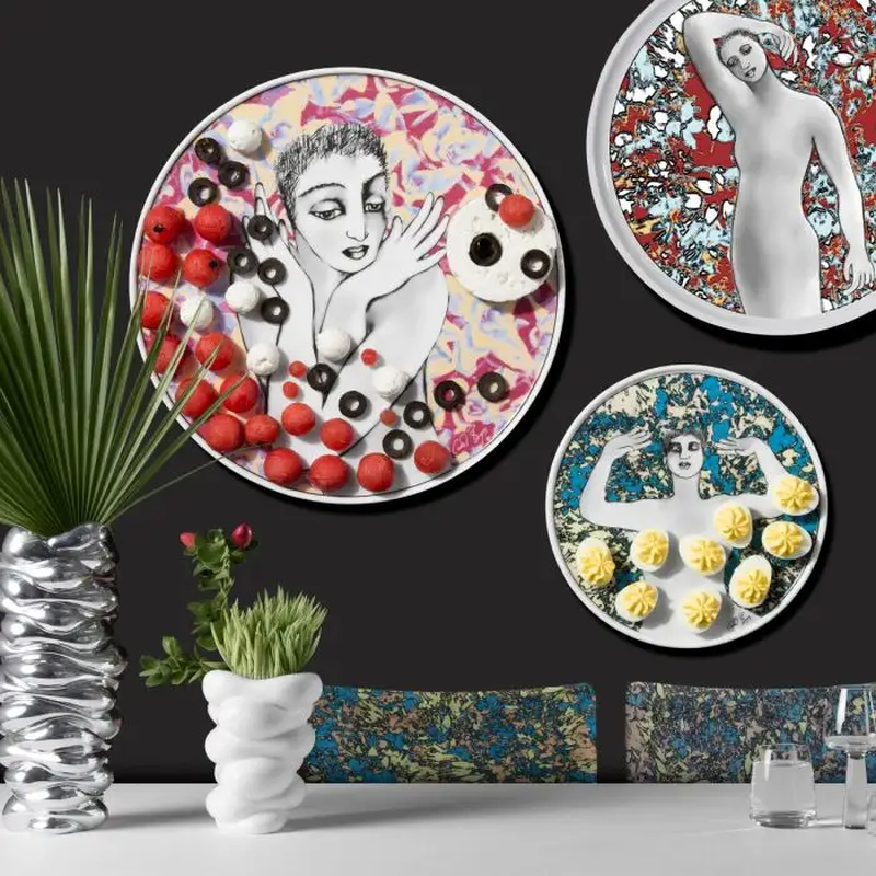 Product image: Platter round 28cm flutter, , medium-null