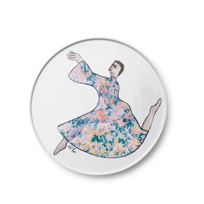 Platter round 28cm dancer, , medium