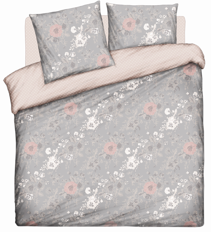 Quilt cover set 160x240cm villagio grey, , medium-null