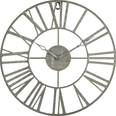Atmosphera vintage wall clock, Grey Atmosphera vintage wall clock, Grey, medium