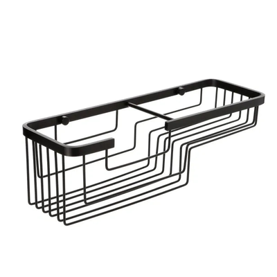 Rectangular storage basket aluminium
