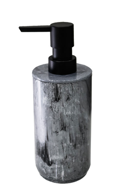 Stone soap dispenser black marble 0.4l