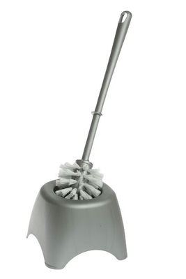 Toilet brush no 15 plastic white / beige