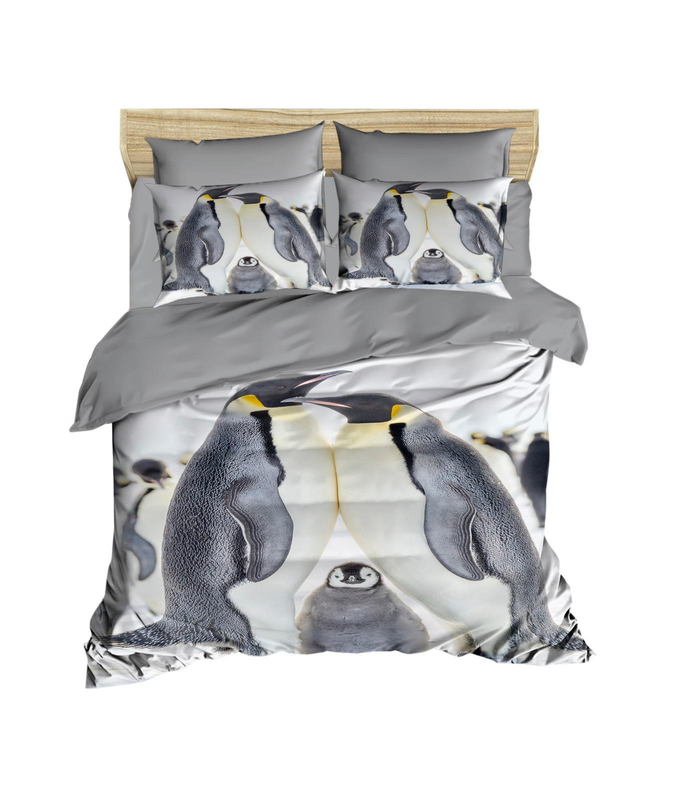 Children penguins single duvet cover set duvet cover bed sheet | pillow case 2, , medium-null