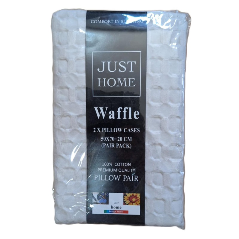 Waffle pillow pair 50x70cm - assorted colors, , medium-null