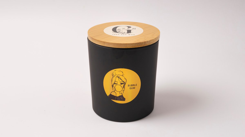 Soy scented  candle | 400gr | Bubble Gum-null