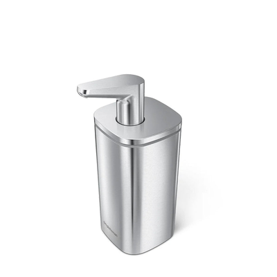 Pulse pump soap dispenser brushed