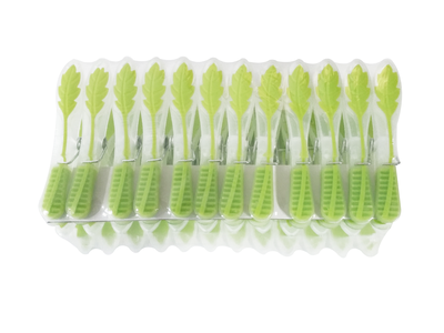Clothes pegs 24pcs green, , medium