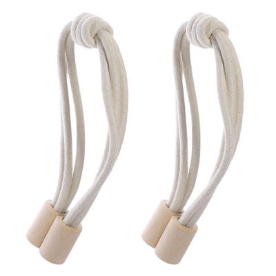 Curtain tie natural cream