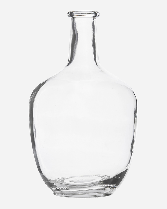 Vase/bottle, glass, clear, , medium-null