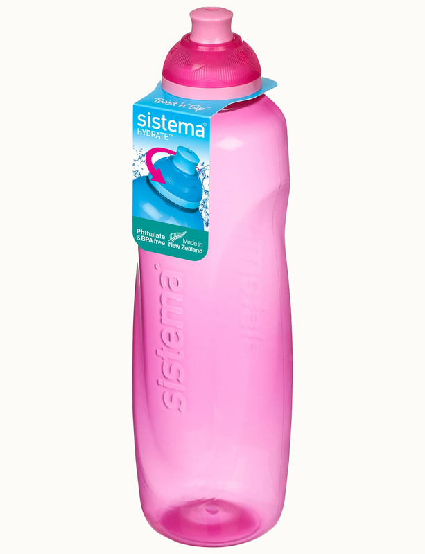 Product image: Sistema hydrate helix twist n sip bottle 600ml sis730-null