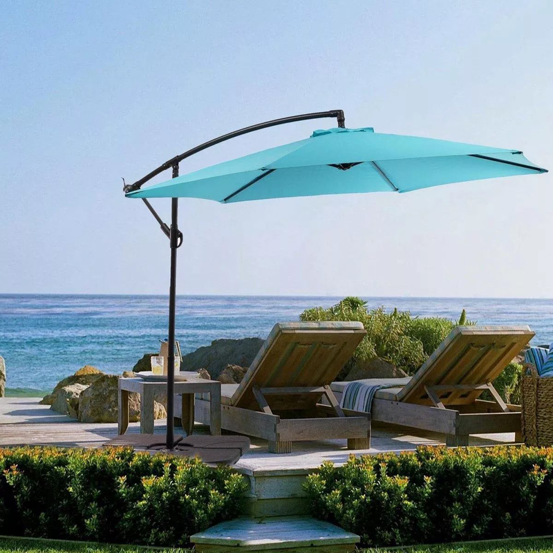 Hanging garden parasol sunshade 3m, , medium-null